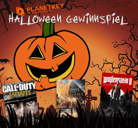 Halloween-Special bei Planetkey! Gewinne tolle Gamekeys!