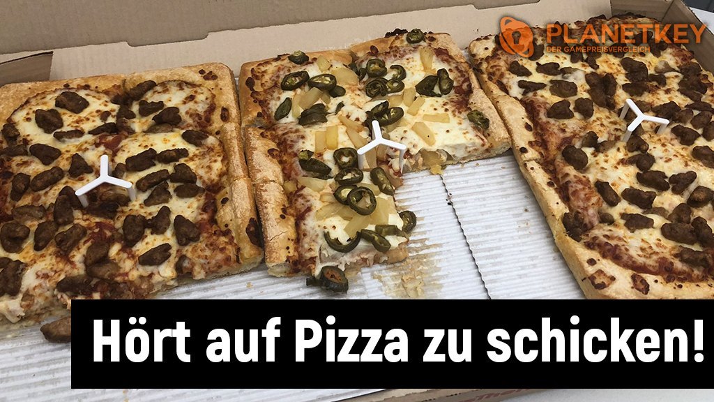 HÃ¶rt auf 343 Industries Pizza zu schicken!