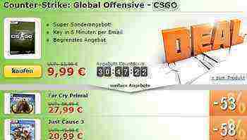 Jetzt Counter Strike Global Offensive im Angebot!