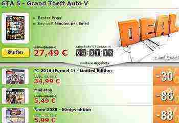 Jetzt GTAV und mehr im Angebot!