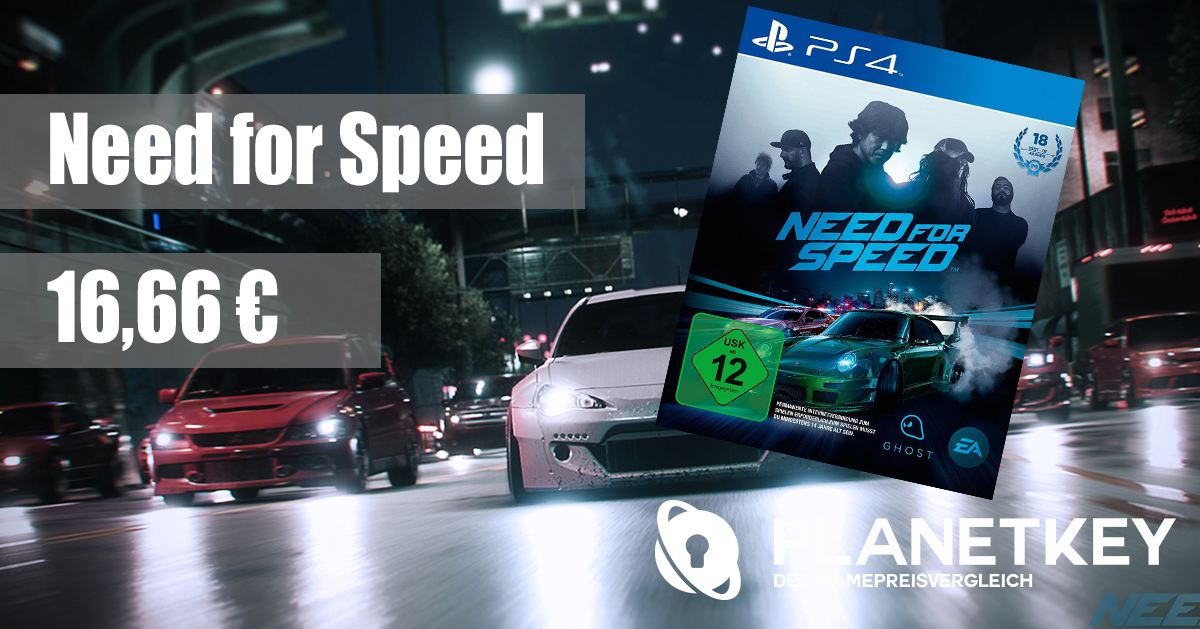 Jetzt sparen bei Need for Speed 2016!