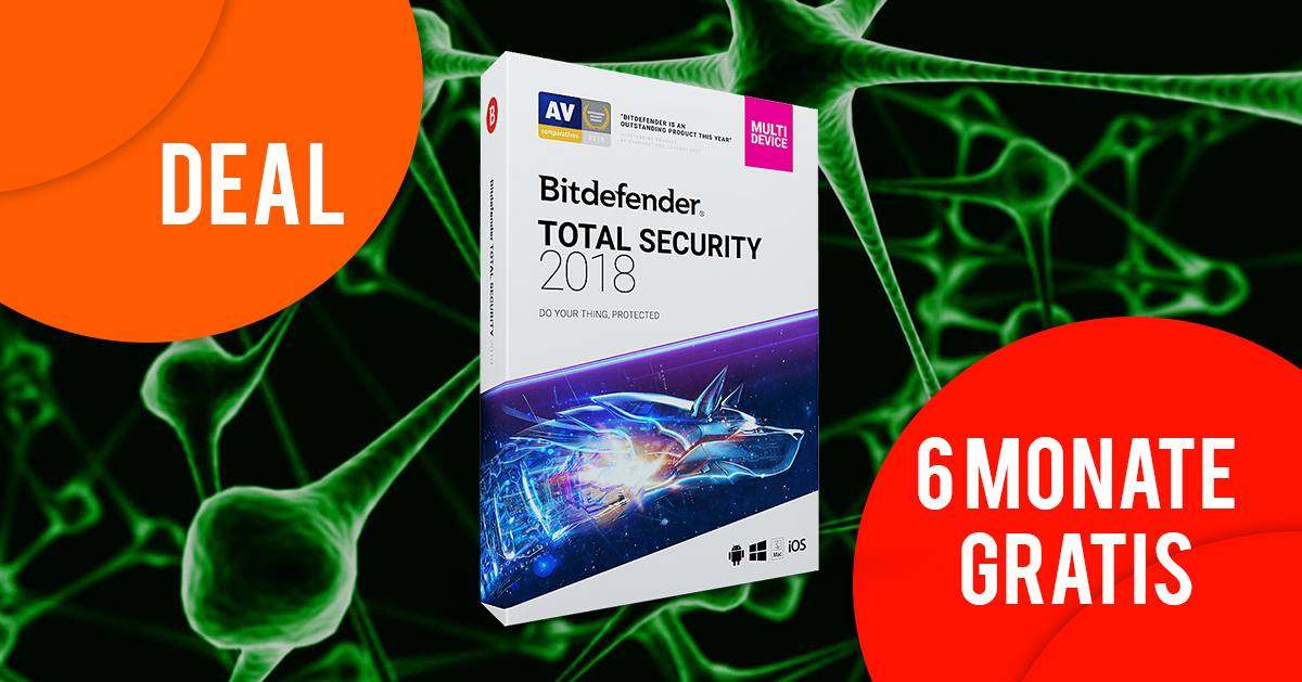 Konstenlos testen: 6 Monate Bitdefender Total Security 2018 