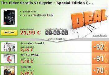 KrÃ¤ftig sparen! The Evil Within, Titanfall und viel mehr!