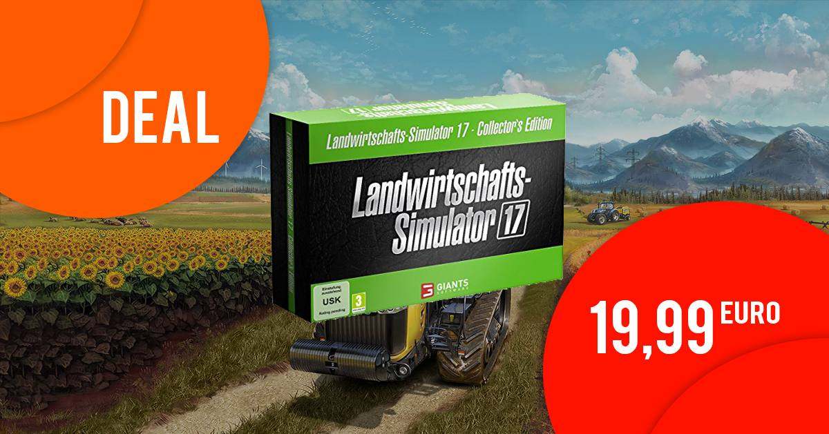 Landwirtschafts-Simulator 17 - Collector's Edition [RETAIL] fÃ¼r nur 19,99 EUR