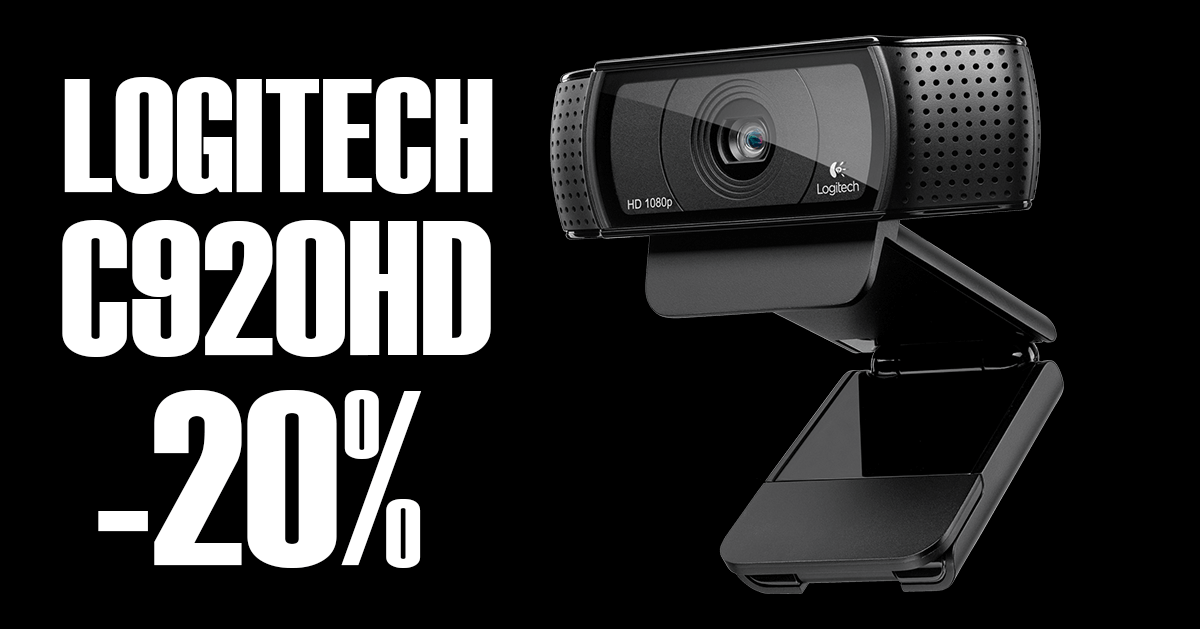 Logitech C920 HD Pro Webcam 108p Webcam 20% gÃ¼nstiger bei Amazon!