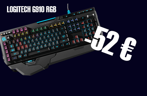 Logitech G910 Orion Spectrum Mechanische RGB-Gaming-Tastatur - 52â‚¬ gÃ¼nstiger!