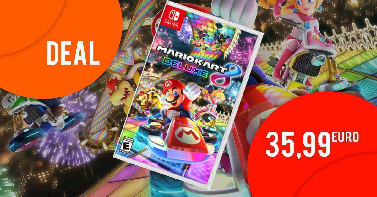 Mario Kart 8 Deluxe nur 35,99 EUR bei Amazon.de