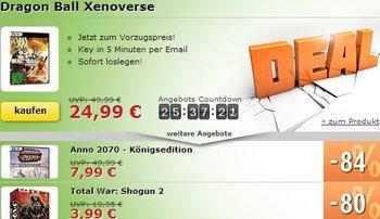 MMOGA Deal mit Dragon Ball Xenoverse und mehr!