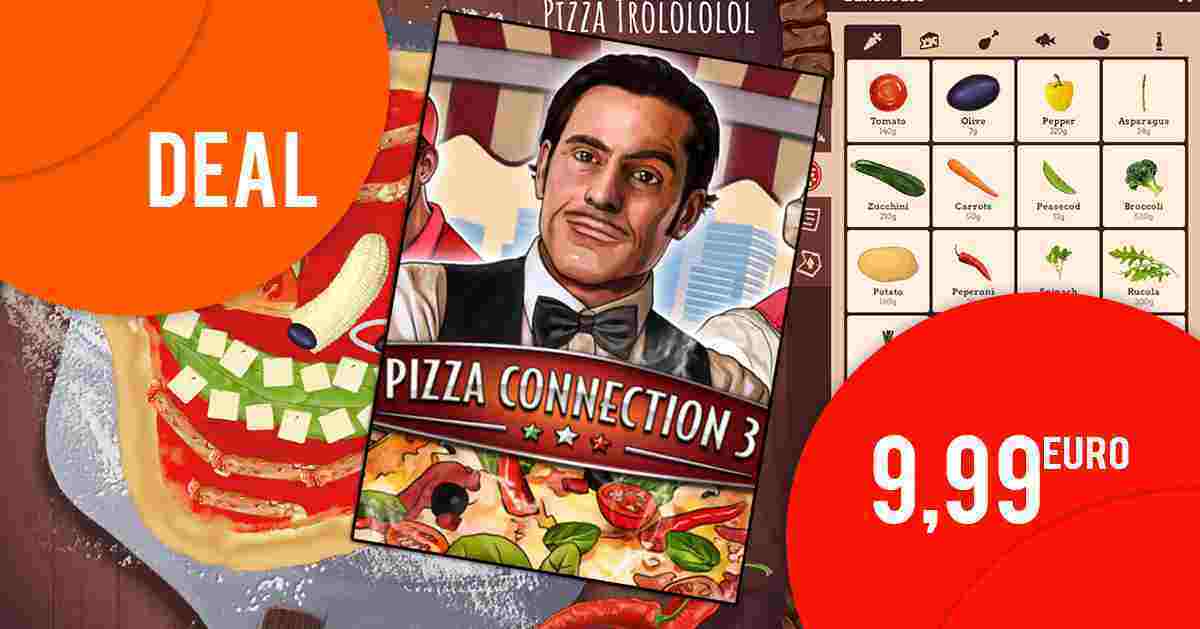 Pizza Connection 3 nur 9,99 EUR bei MMOGA