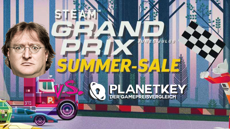 Steam Summersale 2019 vs Planetkey Preisvergleich