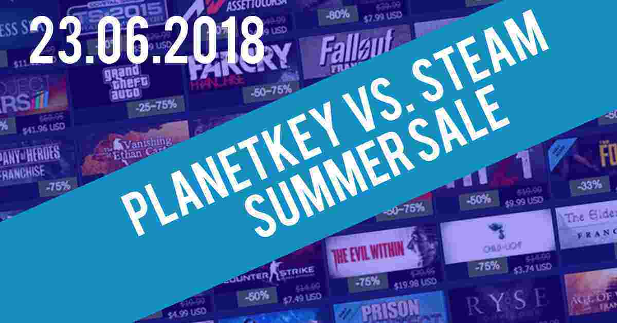 Planetkey vs. Steam Sommer Sale 23.06.2018