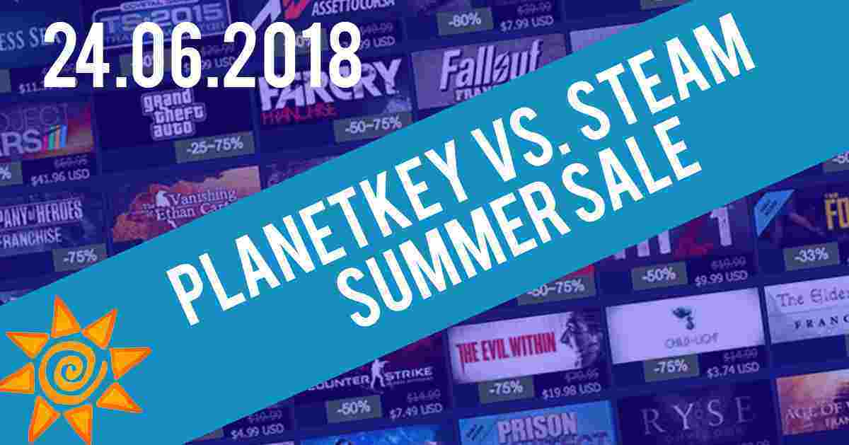 Planetkey vs. Steam Sommer Sale 24.06.2018