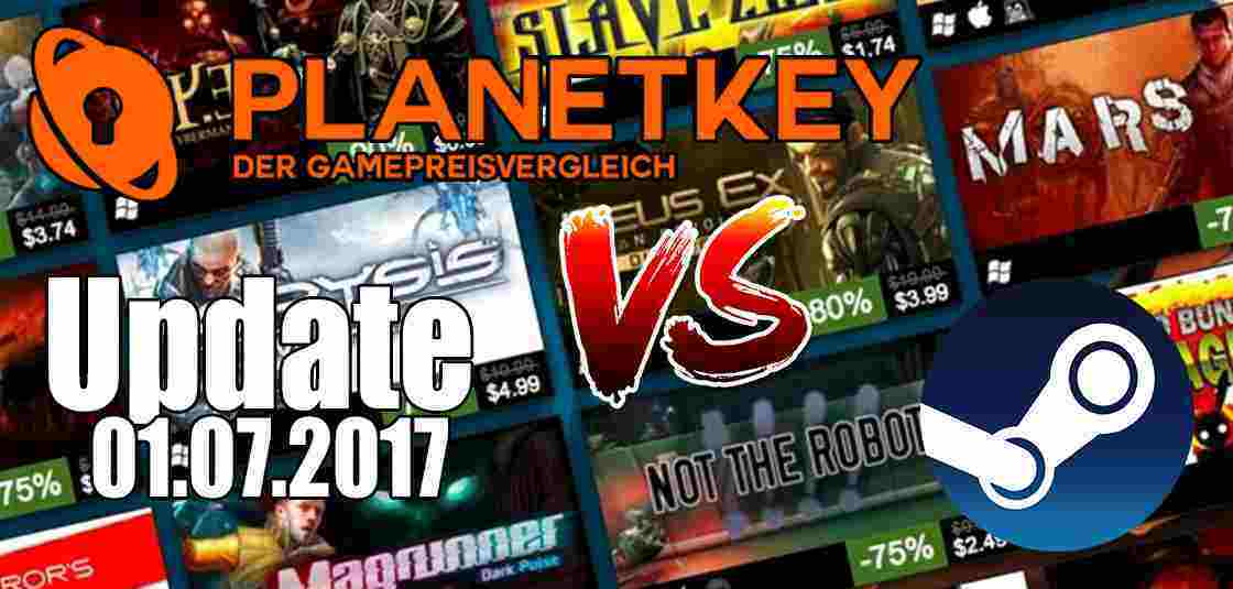 Planetkey vs. Steam Summer Sale 01.07.2017