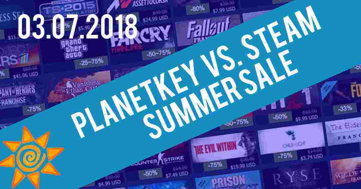 Planetkey vs. Steam Summer Sale 03.07.2018