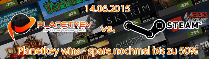Planetkey vs. Steam Summer Sale - 14.06.2015