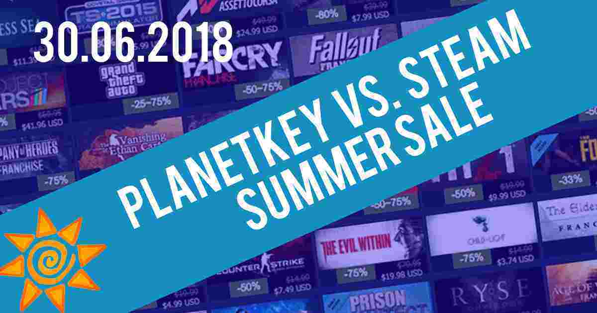 Planetkey vs. Steam Summer Sale 30.06.2018