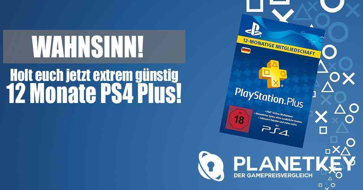 PS Plus Mitgliedschaft 12 Monate zum Knallerpreis!