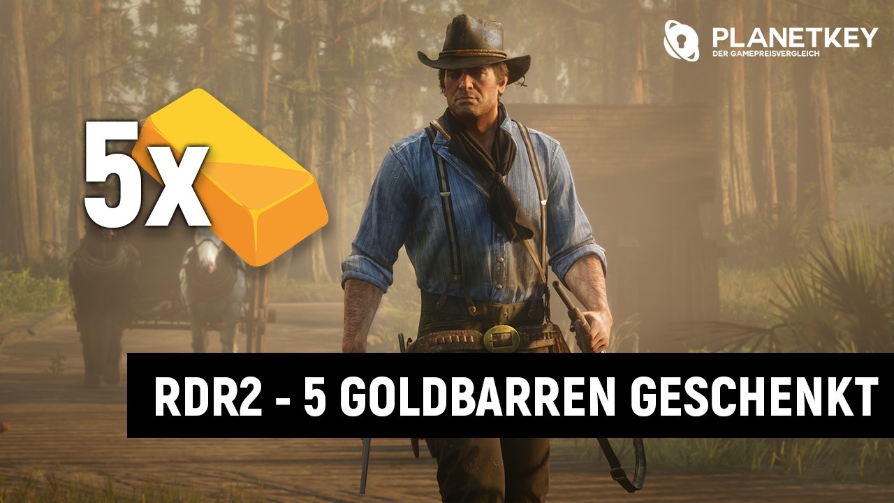 Red Dead Redemption 2  Red Dead Online 5 Goldbarren geschenkt! 