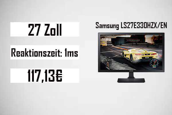 Samsung LS27E330HZX/EN fÃ¼r nur 117,13 EUR
