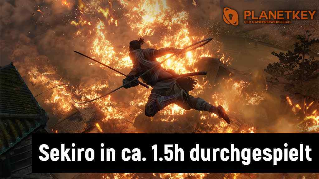 Sekiro Shadows Die Twice in 1,5h durchgespielt