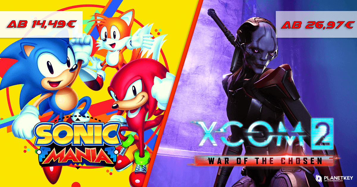 SONIC MANIA & XCOM 2: War Of The Chosen zum Vorzugspreis