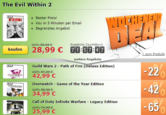 Super-Wochenenddeals bei MMOGA!