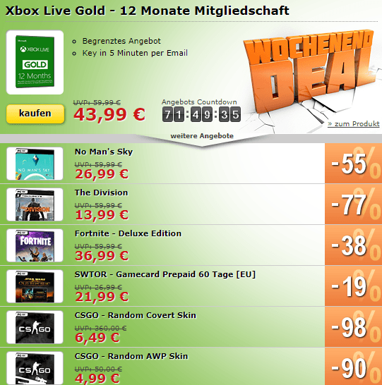 Tolle Deals bei MMOGA! Sichert euch jetzt super Spiele zum gÃ¼nstigen Preis!