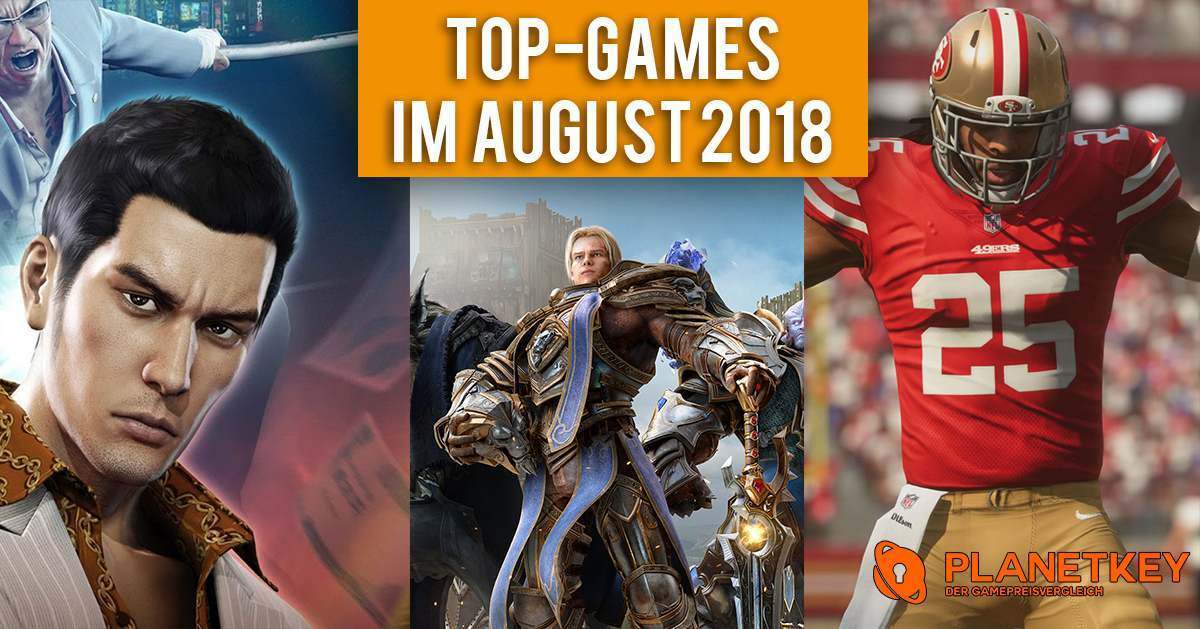 Top-Games im August 2018