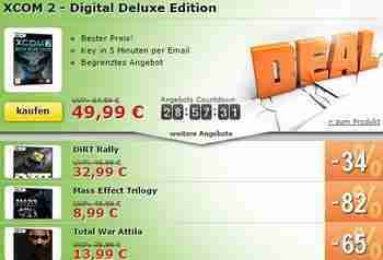 Xcom 2 - Digital Deluxe Edition und mehr im MMOGA Deal!