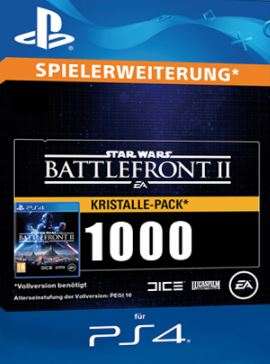  Star Wars Battlefront 2 [PS4] - 1000 Crystals Key