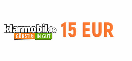 Klarmobil Prepaid Guthaben - 15€ kaufen