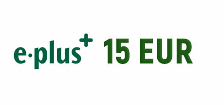 E-Plus Prepaid Guthaben - 15€ kaufen