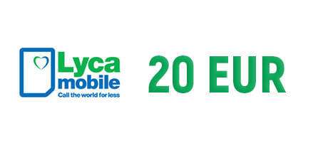 Lycamobile Prepaid Guthaben - 20€ kaufen