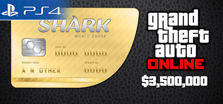 GTA Online Cash Card - 3.500.000 $ - Whale Shark [PS4]
