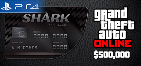  GTA Online Cash Card - 500.000 $ - Bull Shark [PS4]