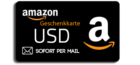 Amazon Gutschein kaufen - Guthaben in Dollar Key