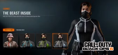 Black Ops 6 - The Beast Inside Operator Skin Key Key