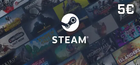 Steam Gamecard - 5 EUR