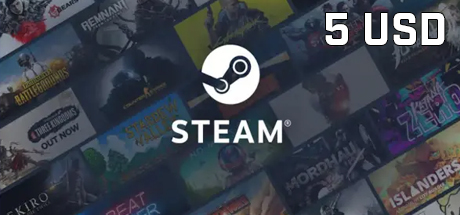 Steam Game Card kaufen - Steam Guthaben kaufen - 5 USD