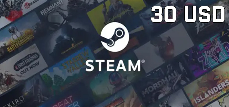  Steam Game Card kaufen - Steam Guthaben kaufen - 30 USD
