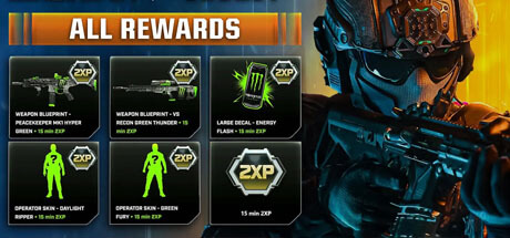 Black Ops 7 - Exclusive Monster Energy Full Set