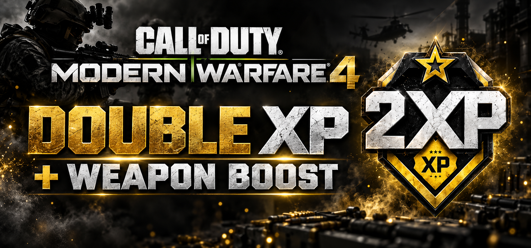 Call of Duty Modern Warfare 4 Double XP - Weapon Boost