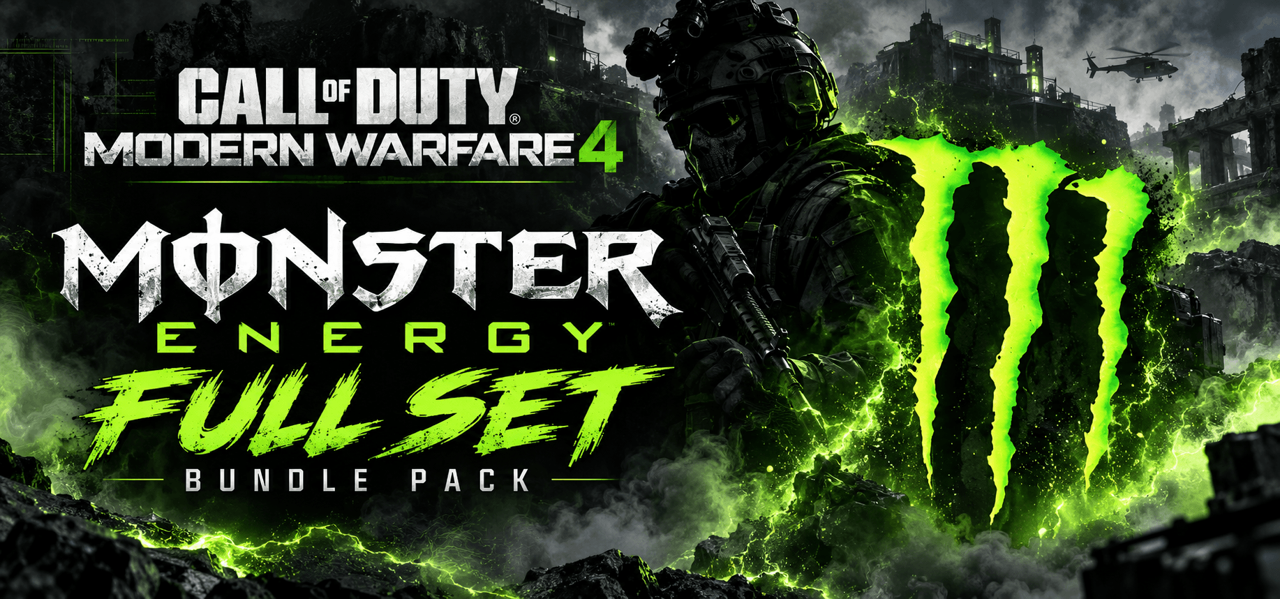 Modern Warfare 4 - Monster Energy Full Set Bundle Pack