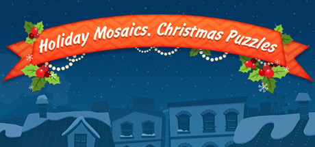 Jaquette de Holiday Mosaics Christmas Puzzles