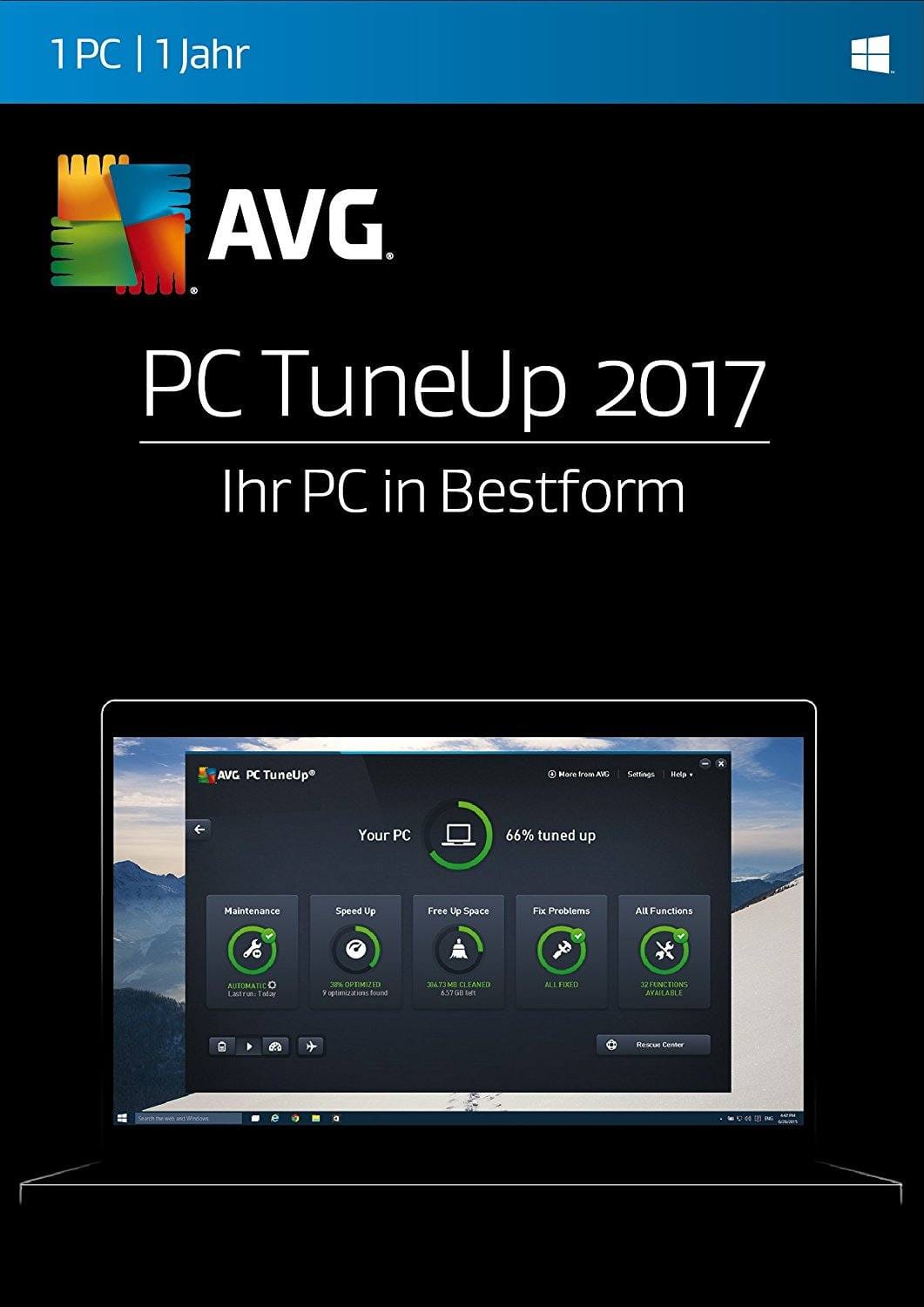 AVG PC TuneUp 2017 Download Code kaufen 