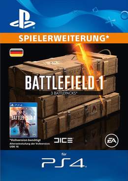 Battlefield 1 Battlepacks kaufen - 3 Packs [PS4]