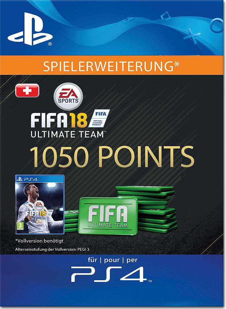 FIFA 18 Points kaufen für PS4 - 1050 Points