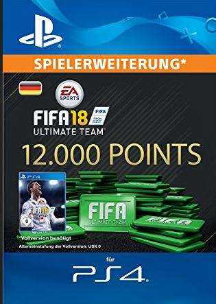 FIFA 18 Points kaufen für PS4 - 12.000 Points