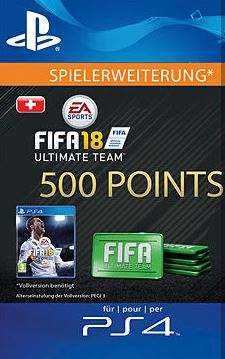 FIFA 18 Points kaufen  PS4 - 500 Points Key