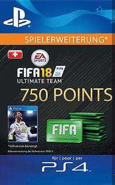 FIFA 18 Points kaufen  PS4 - 750 Points Key